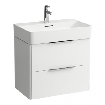 Spintelė praustuvui Laufen BASE 635x391x515 mm, su dviem stalčiais, praustuvui 810284, spalva- balta matinė 
